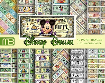 Disney income Etsy image regarding Disney Dollars Printable known as Disney money Etsy